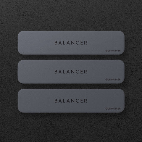 BALANCER (3 ชิ้น) By GUNPRIMER แท่งขัดหยาบลบรอย / ขัดด้าน / ขัดเงา