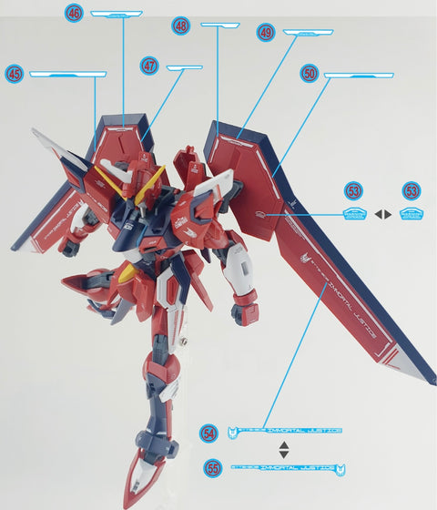 Delpi Water Decal (ดีคอลน้ำ) HG Immortal Justice Gundam