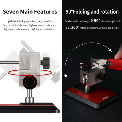 Precisionstainlesssteel Clamp Vise By DSPIAE ปากกาจับชิ้นงานตั้งโต๊ะ