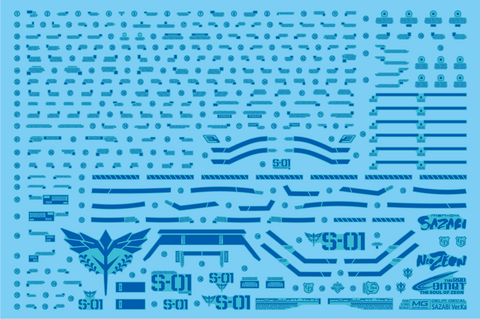 Delpi Water Decal (ดีคอลน้ำ) MG Sazabi Ver.Ka