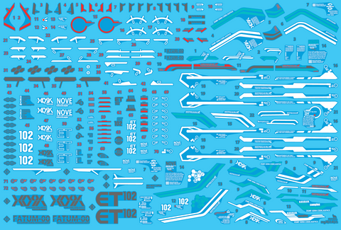 Delpi Water Decal (ดีคอลน้ำ) MG Justice Gundam