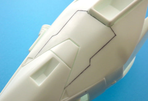 PANEL LINE GUIDE 1 [Pattern 01] By GUNPRIMER ไกด์เดินลาย Panel Line แบบลายสำเร็จ