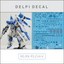 Delpi Water Decal (ดีคอลน้ำ) RG RX-93-2 Hi-V Gundam