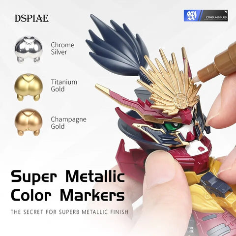 Super Metallic Color Marker By DSPIAE ปากกาสี Metallic