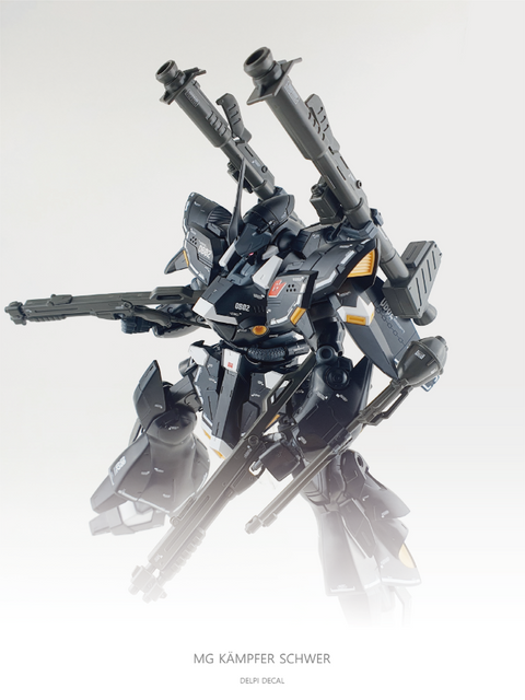 Delpi Water Decal (ดีคอลน้ำ) MG Kampfer Schwer Gundam