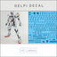 Delpi Water Decal (ดีคอลน้ำ) HG Calibarn Gundam