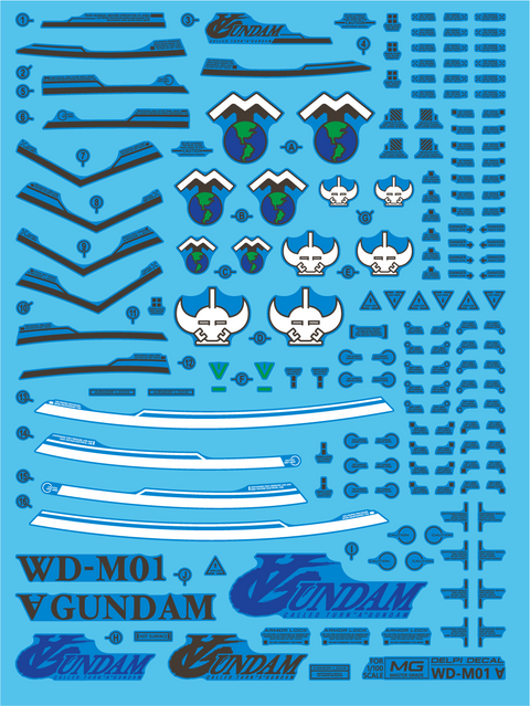 Delpi Water Decal (ดีคอลน้ำ) MG Turn A Gundam