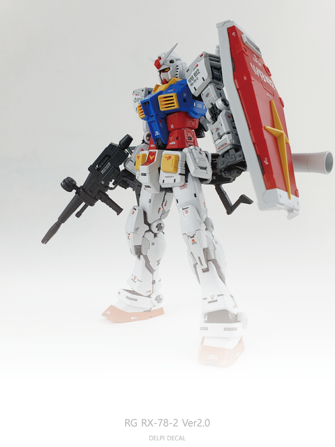 Delpi Water Decal (ดีคอลน้ำ) RG RX-78-2 2.0 Gundam