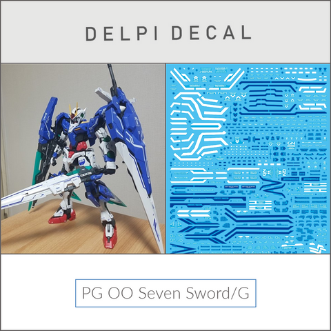 Delpi Water Decal (ดีคอลน้ำ) PG OO Seven Sword/G Gundam