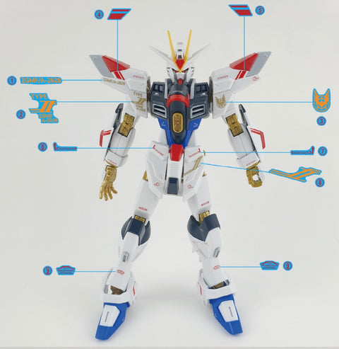 Delpi Water Decal (ดีคอลน้ำ) HG Mighty Strike Freedom Gundam