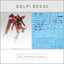 Delpi Water Decal (ดีคอลน้ำ) HG Immortal Justice Gundam