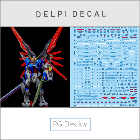 Delpi Water Decal (ดีคอลน้ำ) RG Destiny Gundam