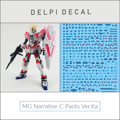 Delpi Water Decal (ดีคอลน้ำ) MG Narrative C-Packs Ver.Ka Gundam