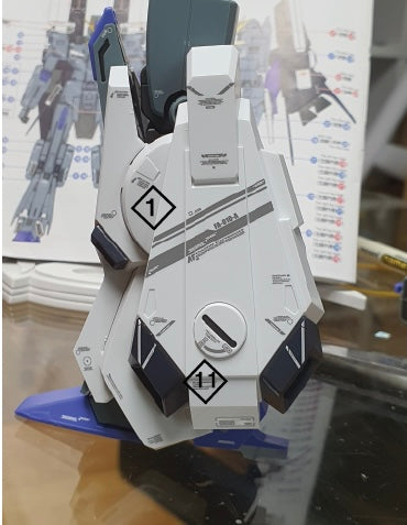 Delpi Water Decal (ดีคอลน้ำ) MG FAZZ Ver.Ka Gundam