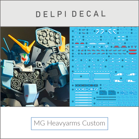 Delpi Water Decal (ดีคอลน้ำ) MG Heavyarms Custom