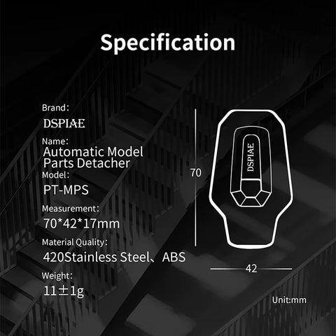 Automatic Model Parts Detacher By DSPIAE อุปกรณ์แยกชิ้นส่วนโมเดลพลาสติก