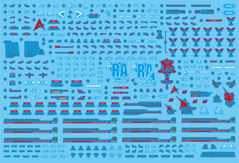 Delpi Water Decal (ดีคอลน้ำ) MG RX-93 V Ver.Ka Gundam