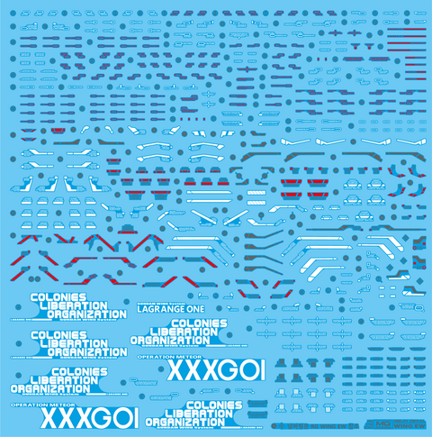 Delpi Water Decal (ดีคอลน้ำ) MG Wing Ver.Ka Gundam