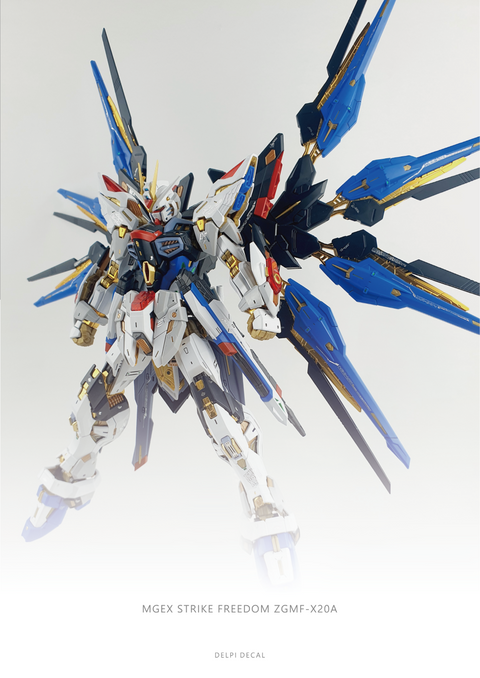 Delpi Water Decal (ดีคอลน้ำ) MGEX Strike Freedom Gundam