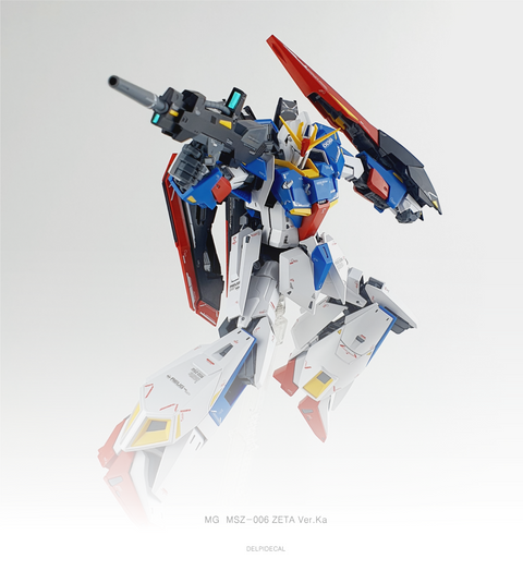 Delpi Water Decal (ดีคอลน้ำ) MG Zeta Ver.Ka Gundam