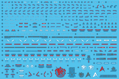 Delpi Water Decal (ดีคอลน้ำ) MG RX-93-2 Hi-V Ver.Ka Gundam