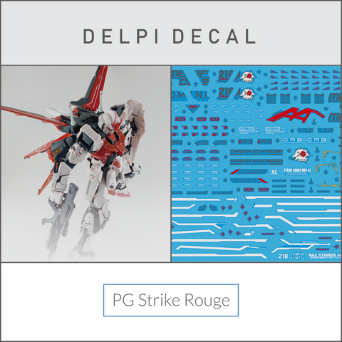 Delpi Water Decal (ดีคอลน้ำ) PG Strike Rouge Gundam