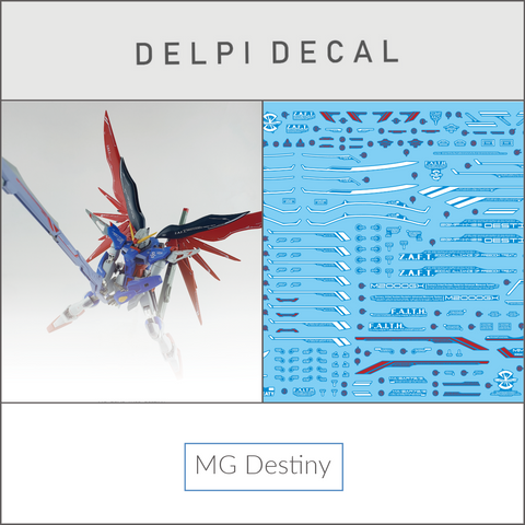 Delpi Water Decal (ดีคอลน้ำ) MG Destiny Gundam