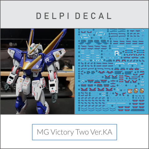 Delpi Water Decal (ดีคอลน้ำ) MG Victory Two Ver.Ka Gundam