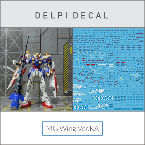 Delpi Water Decal (ดีคอลน้ำ) MG Wing Ver.Ka Gundam