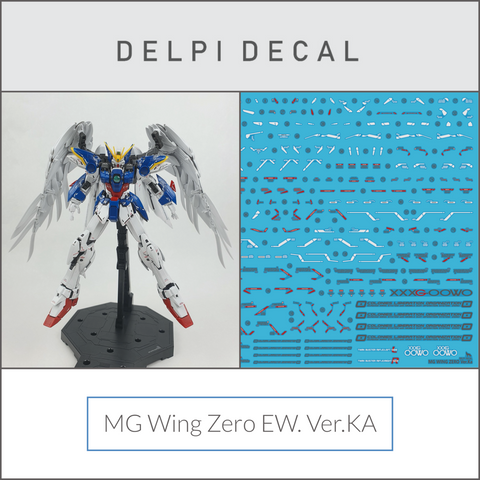 Delpi Water Decal (ดีคอลน้ำ) MG Wing Zero EW Ver.Ka Gundam