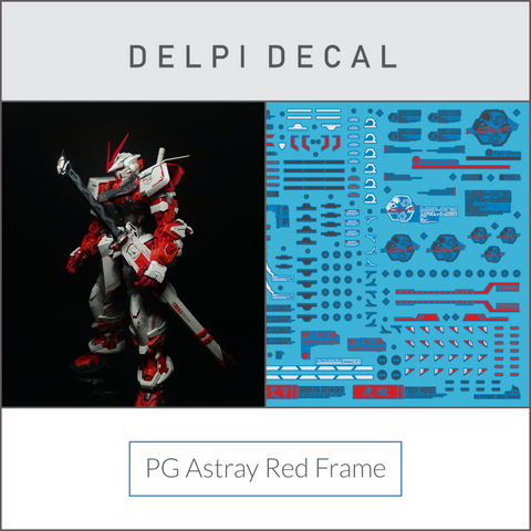 Delpi Water Decal (ดีคอลน้ำ) PG Astray Red Frame Gundam